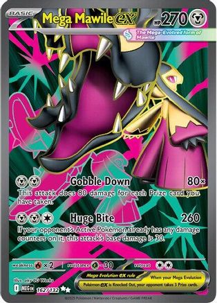 Mega Mawile ex 162/132 [ME01 Mega Evolution]  - Holofoil