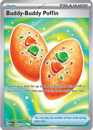 Buddy-Buddy Poffin 167/132 [ME01 Mega Evolution]  - Holofoil