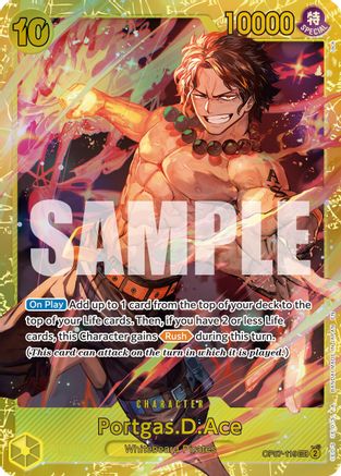 Portgas.D.Ace - OP07-119 (Reprint) (OP07-119)  [Premium Booster -The Best- Vol. 2] Foil