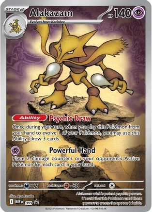 Alakazam 009 [ME Mega Evolution Promo]  - Holofoil