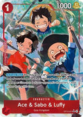 Ace & Sabo & Luffy (Alternate Art) (OP13-007)  [Carrying On His Will] Foil