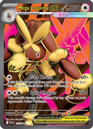 Mega Lopunny ex 115/094 [ME02 Phantasmal Flames]  - Holofoil