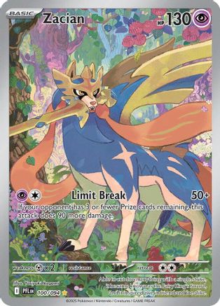Zacian 100/094 [ME02 Phantasmal Flames]  - Holofoil