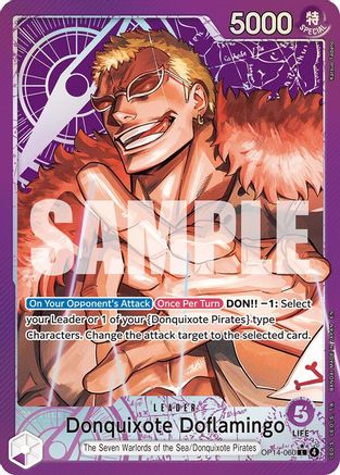 Donquixote Doflamingo - OP14-060 (Alternate Art) (OP14-060)  [The Azure Sea's Seven] Foil