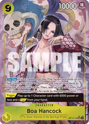 Boa Hancock - OP14-112 (Alternate Art) (OP14-112)  [The Azure Sea's Seven] Foil