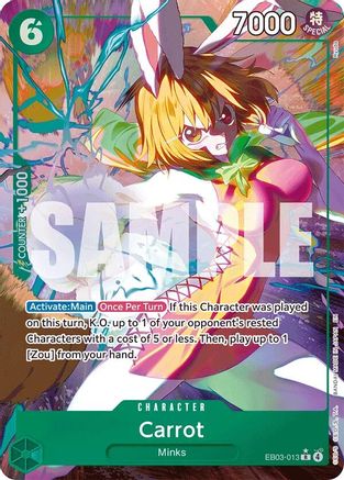 Carrot (Alternate Art) (EB03-013)  [Extra Booster: One Piece Heroines Edition] Foil