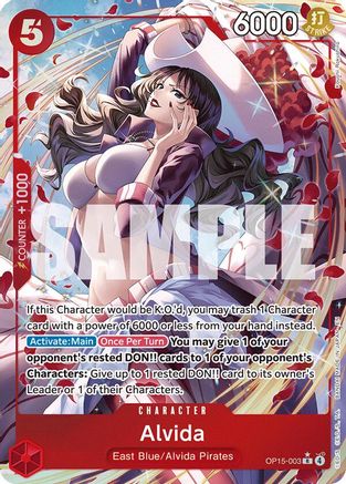 Alvida (Alternate Art) (OP15-003)  [Adventure on Kami's Island] Foil