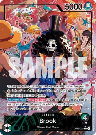 Brook (OP15-022) (Alternate Art) (OP15-022)  [Adventure on Kami's Island] Foil