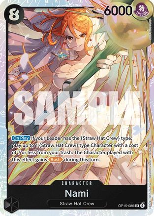 Nami (OP15-086) (OP15-086)  [Adventure on Kami's Island] Foil