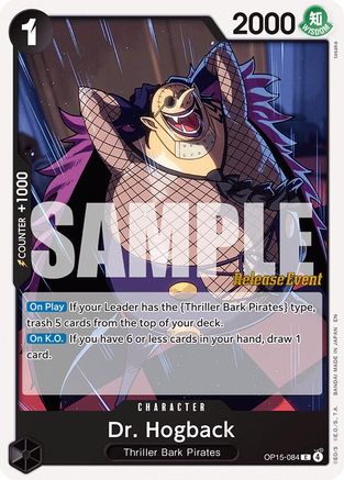 Dr. Hogback (OP15-084)  [Adventure on Kami's Island Release Event Cards]
