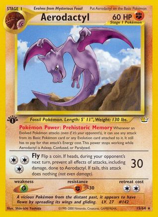 Aerodactyl 015/64 [Neo Revelation]  - 1st Edition