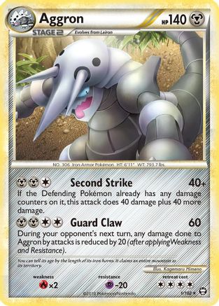 Aggron 001 [Triumphant]  - Reverse Holofoil