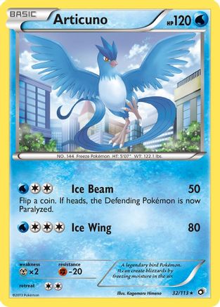 Articuno 032/113 [Legendary Treasures]  - Reverse Holofoil