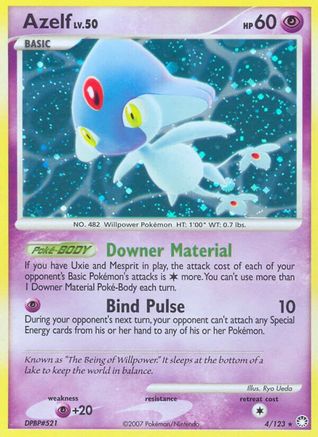 Azelf 004/123 [Mysterious Treasures]  - Reverse Holofoil