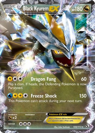 Black Kyurem EX 100 [Legendary Treasures]  - Holofoil