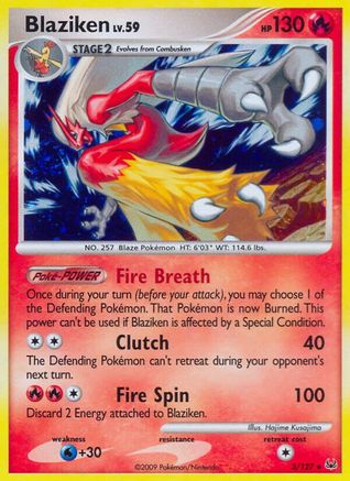 Blaziken 003 [Platinum]  - Reverse Holofoil