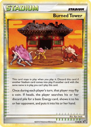 Burned Tower 071/90 [Undaunted]  - Reverse Holofoil