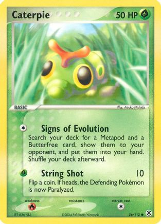 Caterpie 056/112 [FireRed & LeafGreen]  - Reverse Holofoil