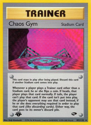 Chaos Gym 102/132 [Gym Challenge]  - 1st Edition