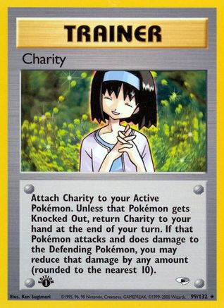 Charity 099/132 [Gym Heroes]  - 1st Edition