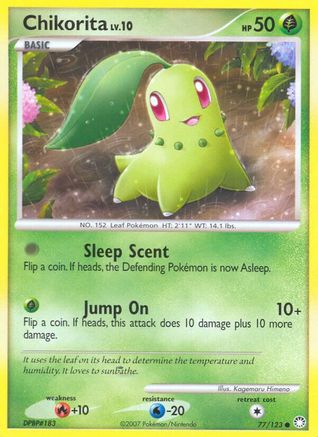 Chikorita 077/123 [Mysterious Treasures]