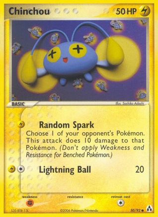 Chinchou 050/92 [Legend Maker]