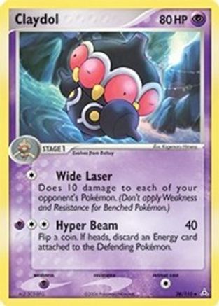 Claydol 038/110 [Holon Phantoms]  - Reverse Holofoil