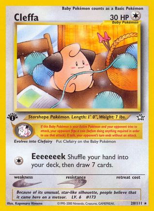 Cleffa 020/111 [Neo Genesis]  - 1st Edition
