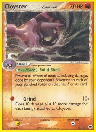 Cloyster (Delta Species) 014/101 [Dragon Frontiers]
