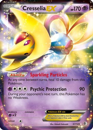 Cresselia EX 067 [Boundaries Crossed]  - Holofoil
