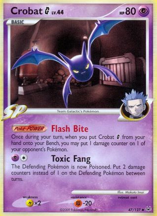 Crobat G 047/127 [Platinum]  - Reverse Holofoil