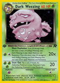 Dark Weezing (14) 014/82 [Team Rocket]  - 1st Edition Holofoil
