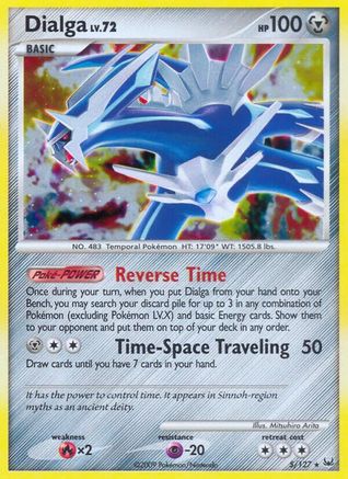 Dialga (5) 005 [Platinum]  - Holofoil