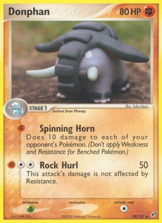 Donphan 030 [Deoxys]  - Reverse Holofoil