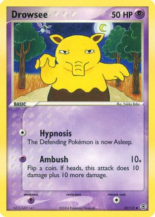 Drowsee 032 [FireRed & LeafGreen]  - Reverse Holofoil