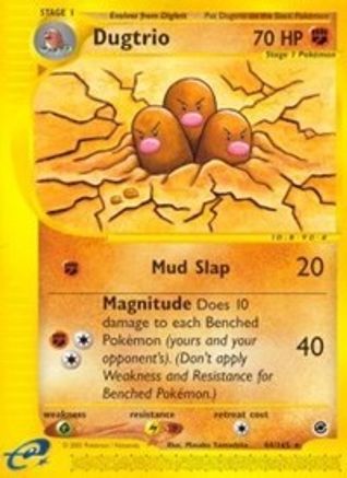 Dugtrio (44) 044 [Expedition]  - Reverse Holofoil