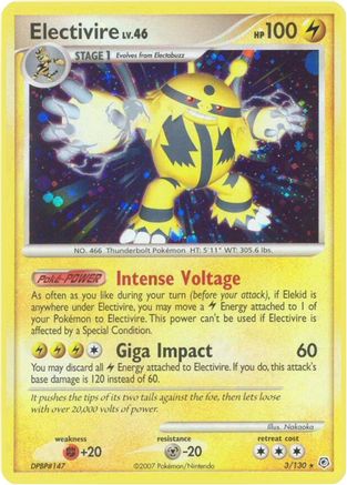 Electivire 003/130 [Diamond and Pearl]  - Holofoil