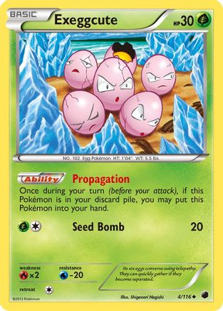 Exeggcute 004/116 [Plasma Freeze]