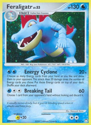 Feraligatr 008/123 [Mysterious Treasures]  - Reverse Holofoil
