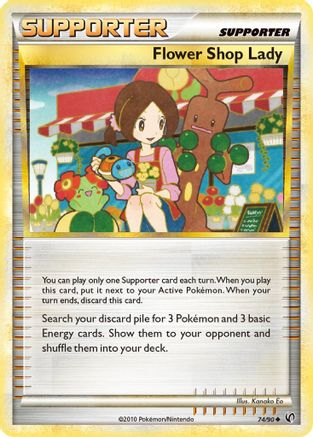 Flower Shop Lady 074/90 [Undaunted]  - Reverse Holofoil