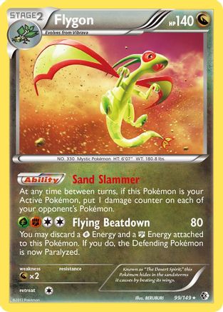 Flygon 099 [Boundaries Crossed]  - Reverse Holofoil