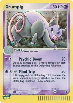 Grumpig 006 [Dragon]  - Holofoil