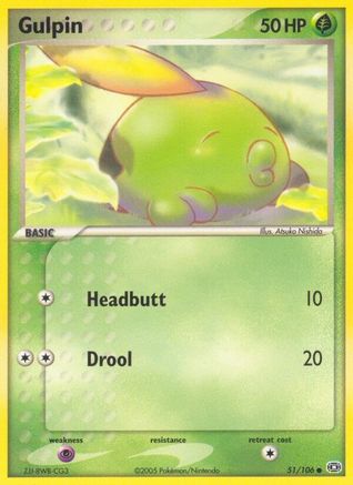 Gulpin 051 [Emerald]  - Reverse Holofoil