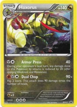 Haxorus BW57 [Black and White Promos]  - Holofoil