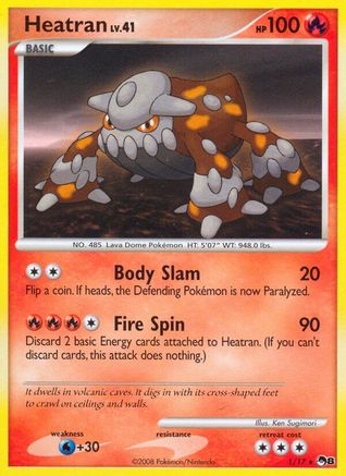 Heatran 001 [POP Series 8]  - Holofoil