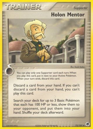 Holon Mentor 075/101 [Dragon Frontiers]  - Reverse Holofoil