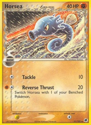 Horsea 031/101 [Dragon Frontiers]  - Reverse Holofoil