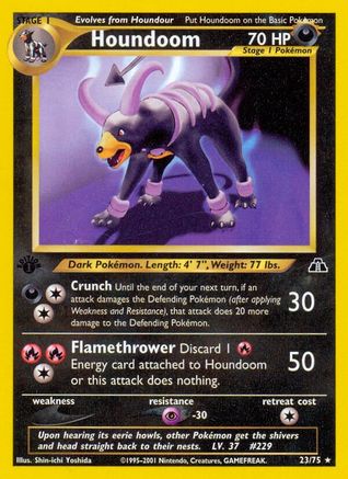 Houndoom (23) 023/75 [Neo Discovery]  - 1st Edition