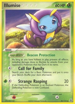 Illumise 045 [Delta Species]  - Reverse Holofoil