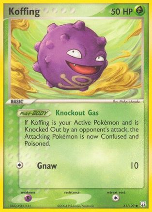 Koffing 061/109 [Team Rocket Returns]  - Reverse Holofoil